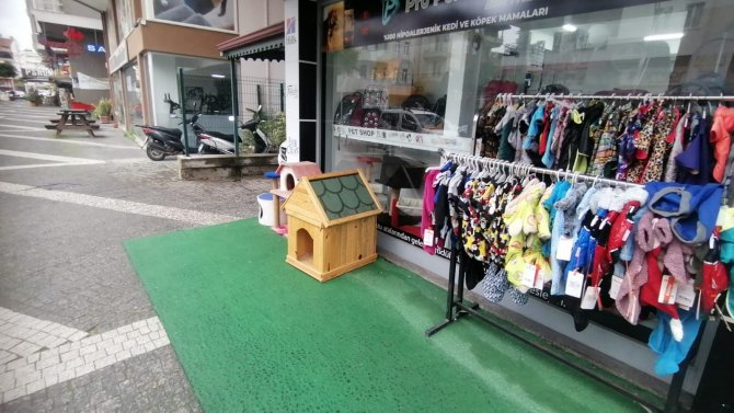 İ̇ş Yerinin Önündeki 25 Liralık Köpek Maketlerini Çaldılar