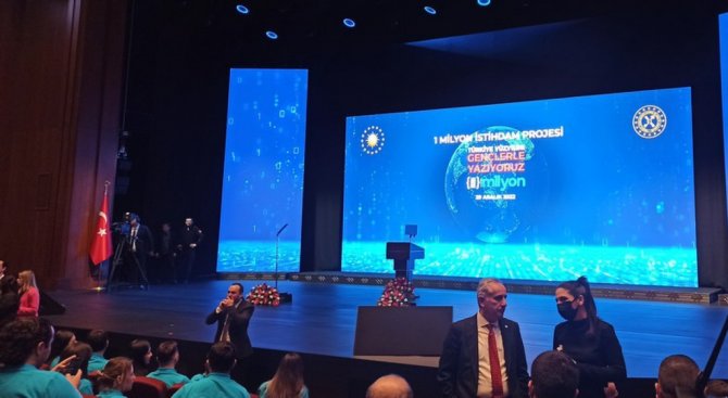 Dpü Yönetimi, ’1 Milyon İ̇stihdam Projesi Lansman Toplantısı’na Katıldı