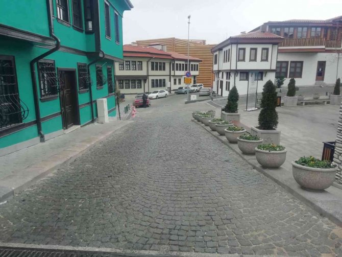 Tarihi Odunpazarı Bölgesi Boş Kaldı