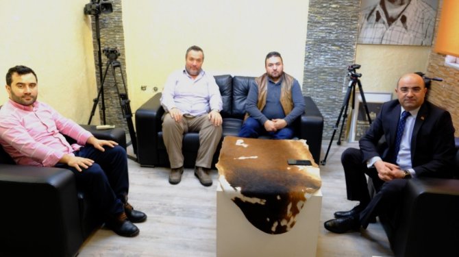 Tavşanlı Kaymakam Baskın Gazetecileri Ziyaret Ederek Görevlerinde Başarılar Diledi