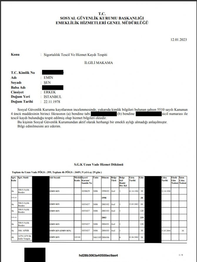 İ̇çişleri Bakanlığından ‘Emin Şen’ Açıklaması