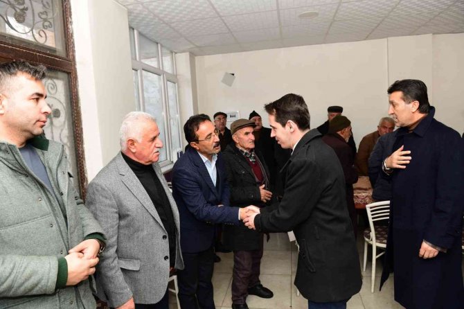 Kaymakam Sakarya Ve Başkan Şeylan’dan Babur Ailesine Taziye Ziyareti