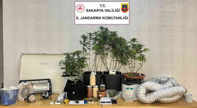 İ̇kametini Uyuşturucu İmalathanesine Çeviren Şüpheli Yakalandı