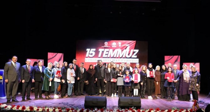 15 Temmuz Kahramanlarına Mektup Yarışması’nın Ödülleri Verildi