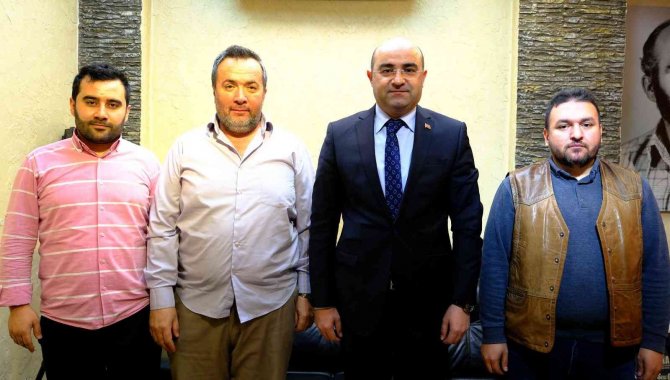 Tavşanlı Kaymakam Baskın Gazetecileri Ziyaret Ederek Görevlerinde Başarılar Diledi