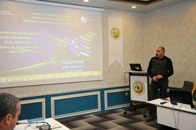 Erzurum Orman Bölge Müdürlüğü 2022 Yılı Faaliyetleri İle 2023 Yılı Program Ve Hedefleri Değerlendirildi