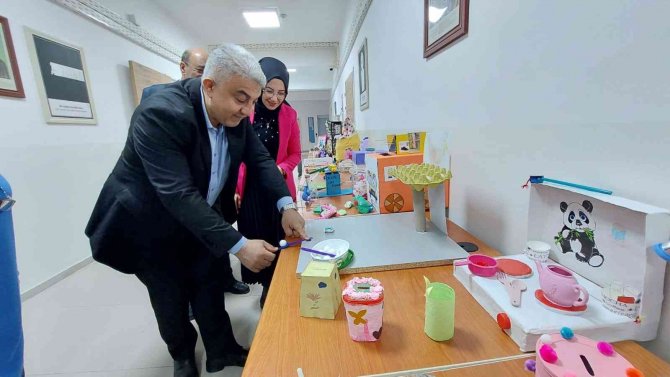 Hisarcık Atatürk İ̇lkokulu Öğrencilerinden “Sıfır Atık” Sergisi