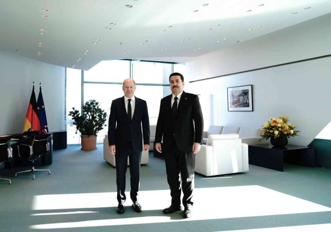 Irak Başbakanı Sudani, Almanya Başbakanı Scholz İle Görüştü