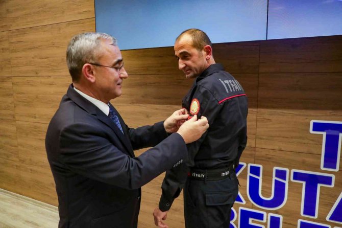 Kütahya Belediyesi’nde Rütbe Merasimi