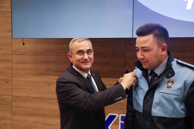 Kütahya Belediyesi’nde Rütbe Merasimi