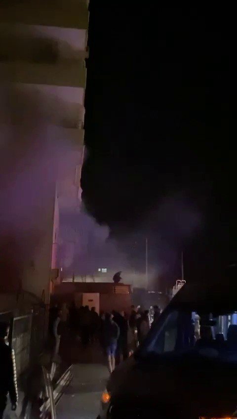 Nusaybin’de Tekstil Atölyesinde Çıkan Yangın Korkuttu