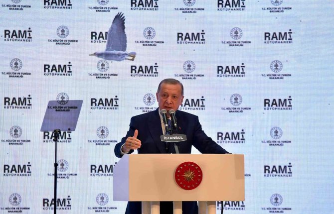 Cumhurbaşkanı Erdoğan: “Rami’yi Sadece Kütüphane Değil Pek Çok Faaliyetin Yapılabileceği Bir Kültür Merkezi Olarak Planladık”