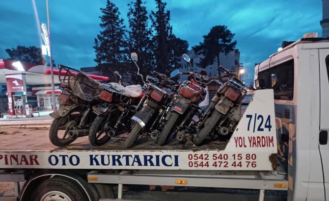 Şanlıurfa’da Motosiklet Sürücülerine Ceza Yağdı