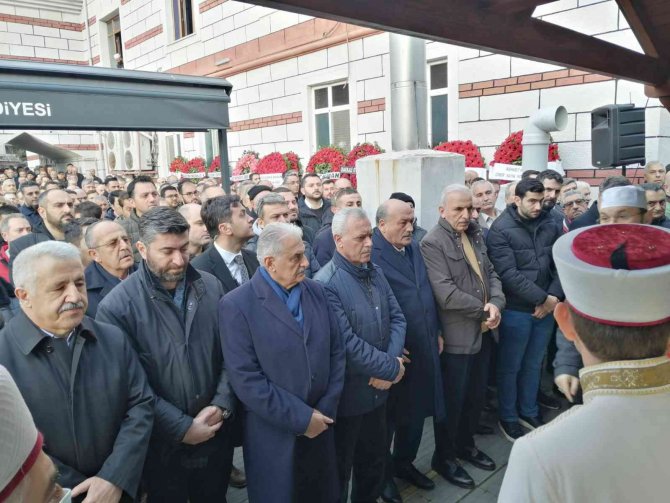 Ak Parti Genel Başkan Vekili Binali Yıldırım, Eniştesinin Cenazesine Katıldı