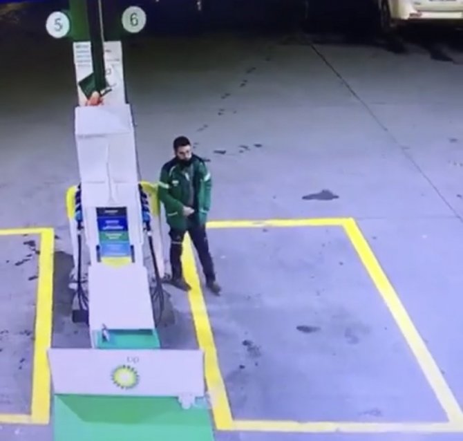 Ataşehir’de Aracına Yakıt Aldı Ücretini Ödemeden Kaçtı
