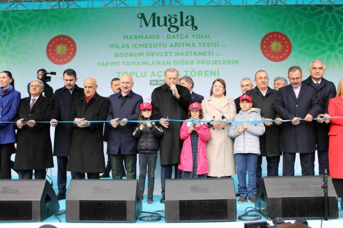 Cumhurbaşkanı Erdoğan, Muğla’da Konuştu