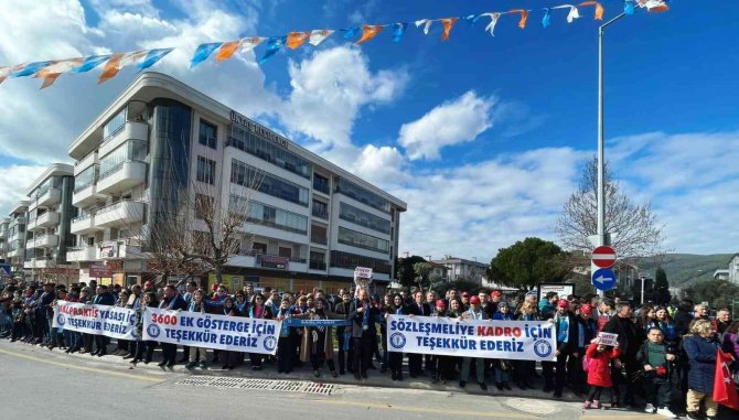 Kamu Personellerinden Cumhurbaşkanı Erdoğan’a Teşekkür