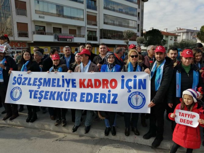 Kamu Personellerinden Cumhurbaşkanı Erdoğan’a Teşekkür
