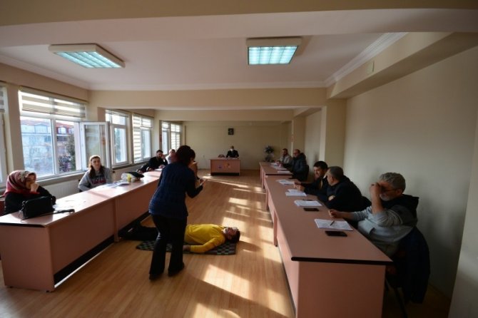 Belediye Personeline İlk Yardım Eğitimi