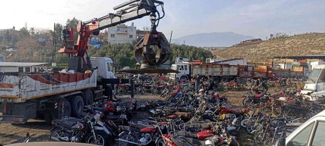 Trafikten Men Edilen Motosikletler Silah Endüstrisinde Kullanılacak