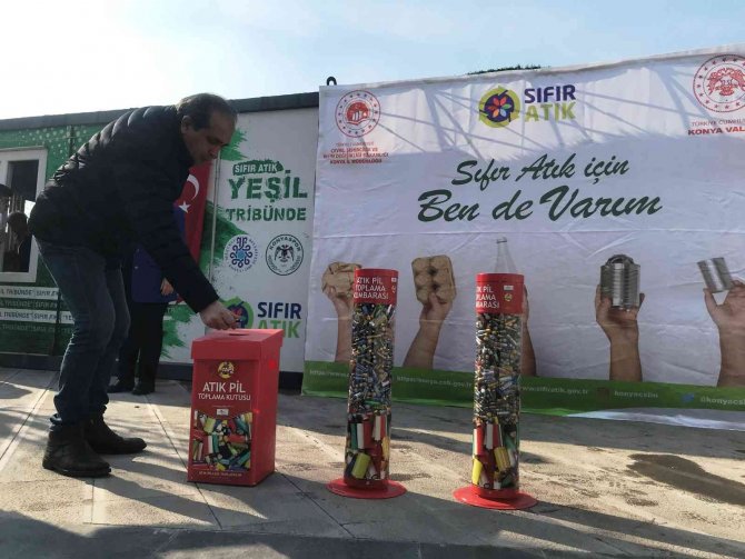 Konyaspor’dan 5 Atık Pil Getirene Maç Bileti