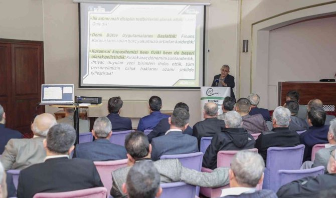 Başkan Işık Muhtarlarla İstişare Ve Değerlendirme Toplantısını Harlek Termal Otel’de Yaptı