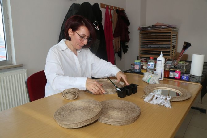 İ̇lk Kez Melmek’te Açılan Bohem Tabak Kursu Yoğun İlgi Gördü