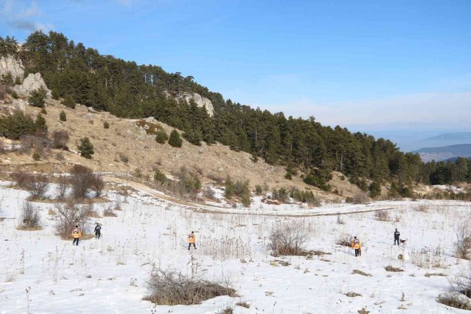 Jak Timinden Keltepe Kayak Merkezinde Arama Kurtarma Tatbikatı