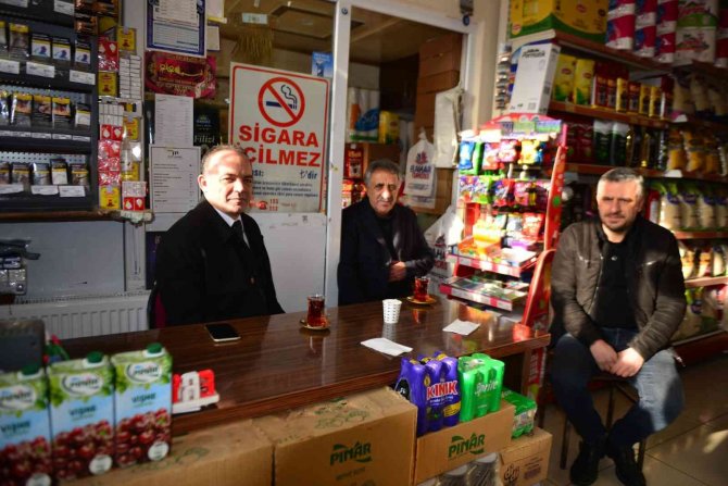 Vali Öner, Esnaf Ziyaretlerini Sürdürüyor
