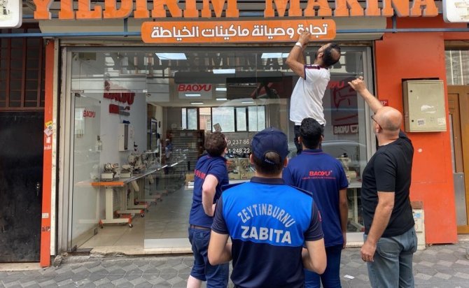 Zabıtadan Türkçe Tabela Uygulaması