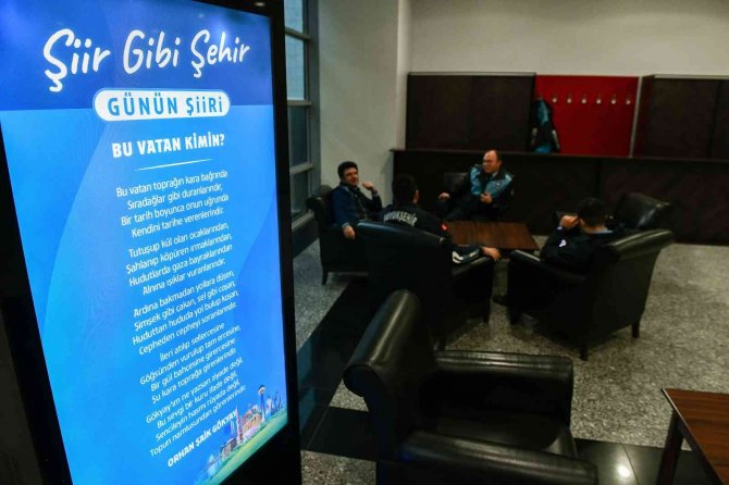 Abb’nin “Şiir Gibi Şehir” Uygulaması Devam Ediyor