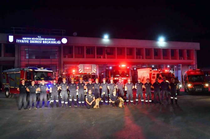 Ankara İ̇tfaiyesi 2022 Yılında 27 Bin 111 Olaya Müdahale Etti