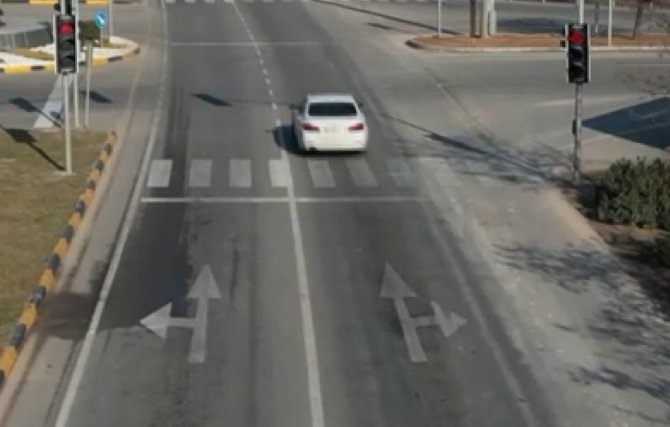 Gaziantep’te Kırmızı Işık İhlali Yapan 9 Araca Ceza