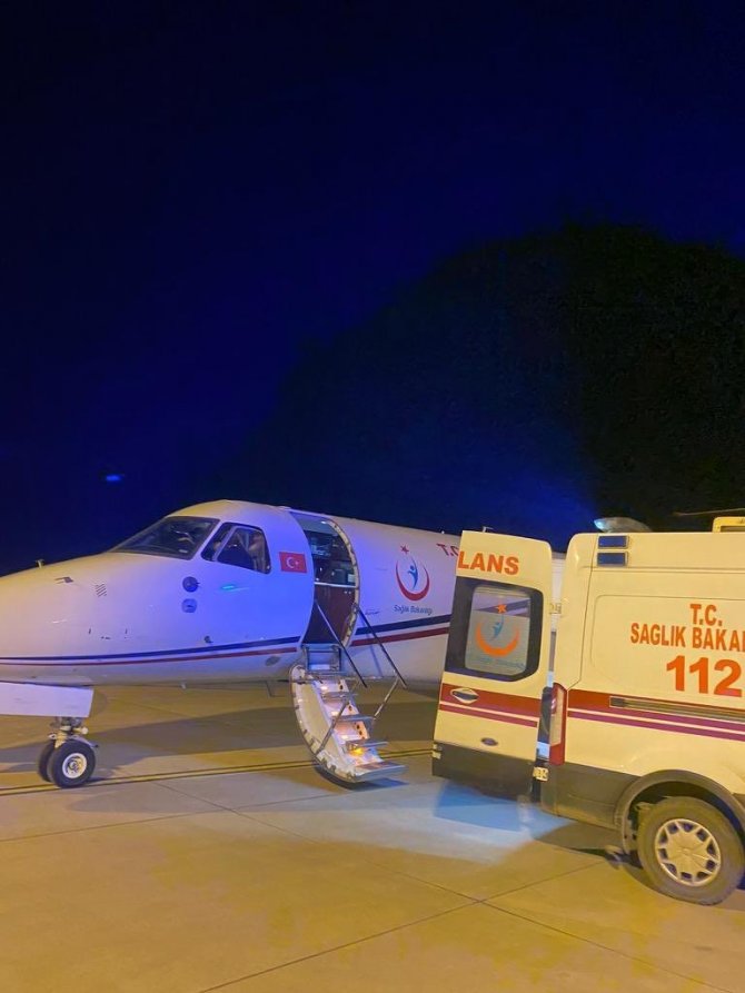 Jiyan Bebek İçin Mardin’den Ambulans Uçak Havalandı