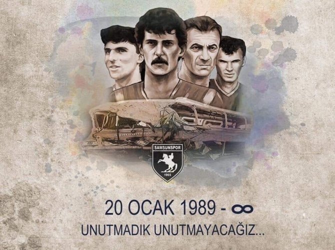 Samsunspor’un 20 Ocak 1989 Kazası İ̇stanbul’da Anılacak