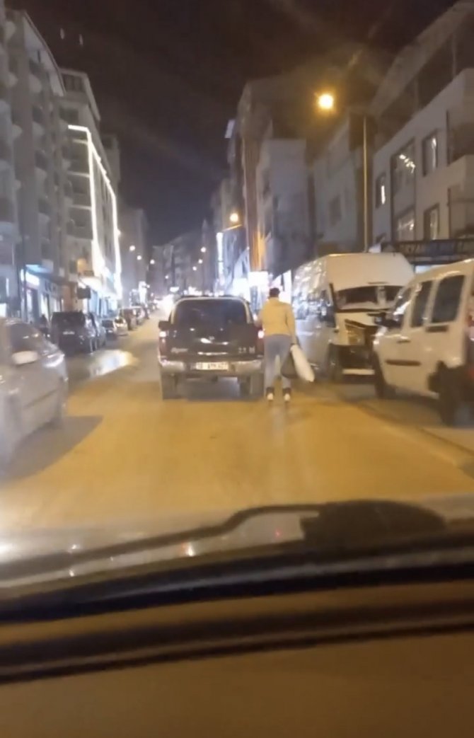 Bursa’da Patenli Gencin Tehlikeli Yolculuğu Kameraya Yansıdı