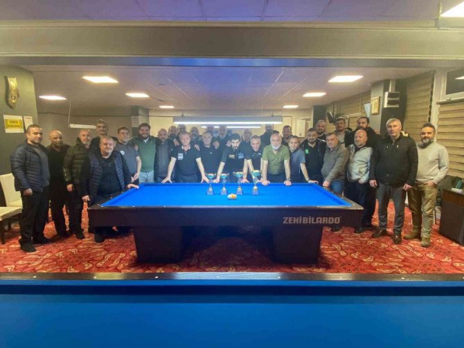 3 Bant Bilardo Şampiyonu Belli Oldu