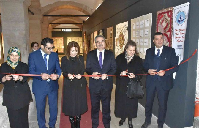 Kırkyama İle Yapılan 40 Eser Düzenlenen Sergide Görücüye Çıktı