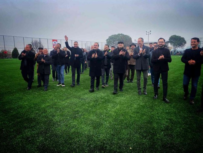 Halilbeyli Yeni Futbol Sahasına Kavuştu