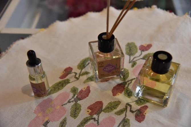 Hasat Edilen Lavantalardan Sabun, Kolonya, Lavanta Yağı Ve Tonik Üretildi