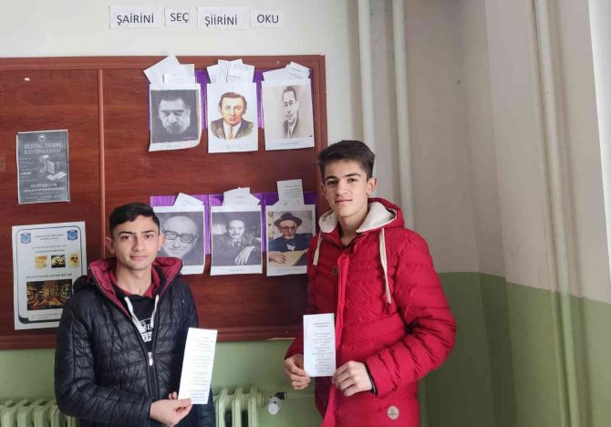 Hisarcık Çpl’de “Şairini Seç, Şiirini Oku” Etkinliği