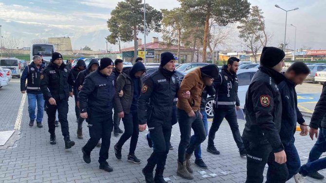 ‘Joker’ Operasyonu Şüphelileri Adliyeye Sevk Edildi