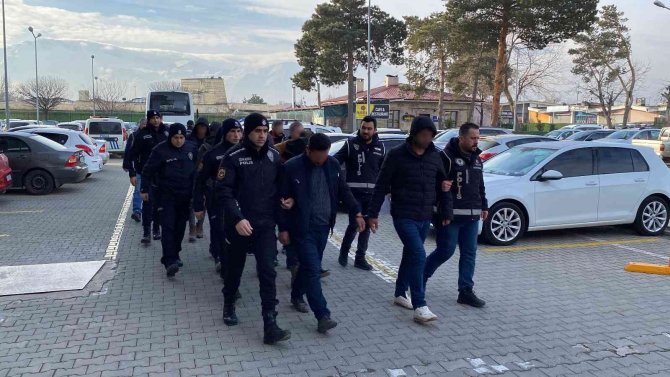 ‘Joker’ Operasyonu Şüphelileri Adliyeye Sevk Edildi