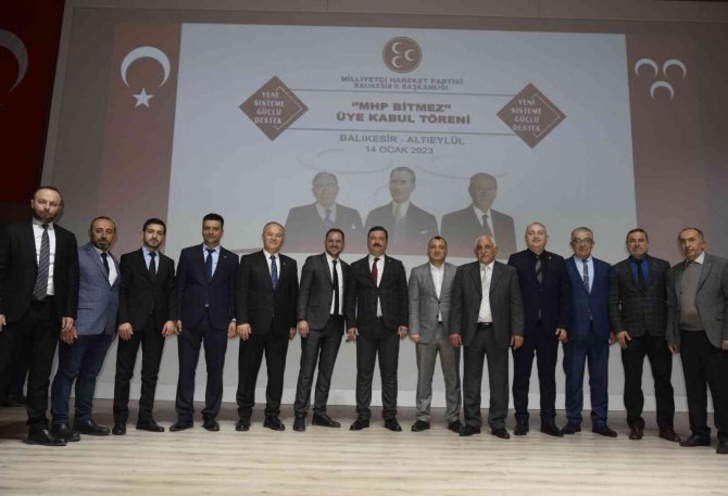 Balıkesir’de Mhp’ye 500 Yeni Üye
