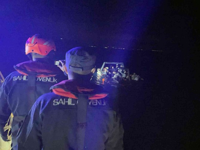 Datça’da 47 Düzensiz Göçmen Kurtarıldı