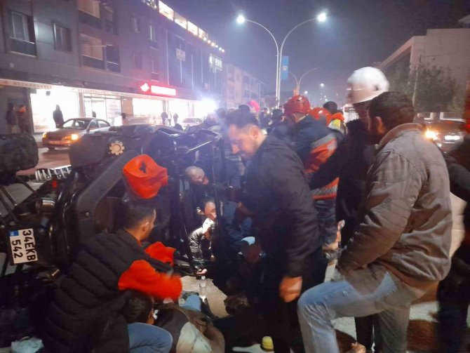 Devrilen Utv’nin Altında Kalan İki Kişi Yaralandı