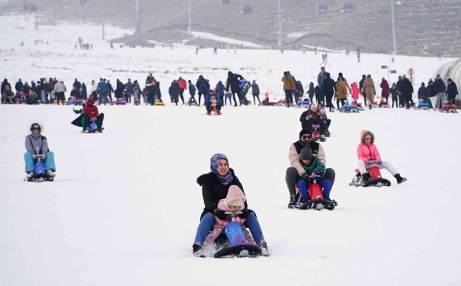 Erciyes Hafta Sonu 70 Bin Misafir Ağırladı
