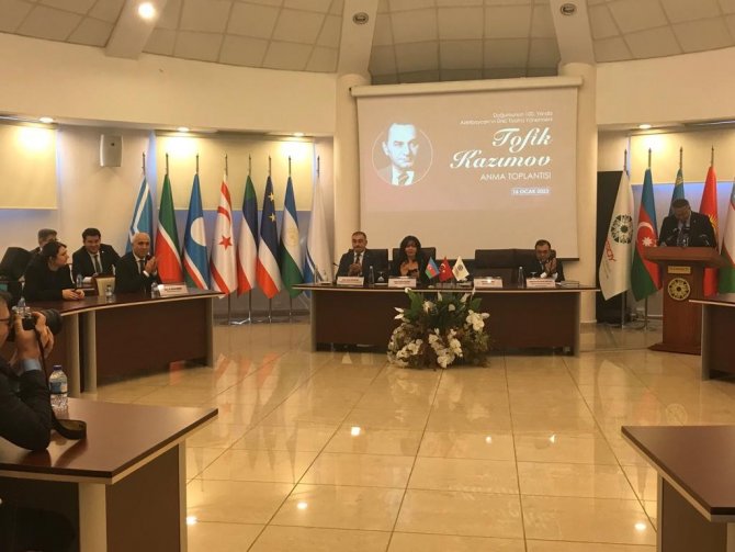 Tofik Kazımov’un Doğumunun 100’üncü Yılı Dolayısıyla Anma Toplantısı Düzenlendi