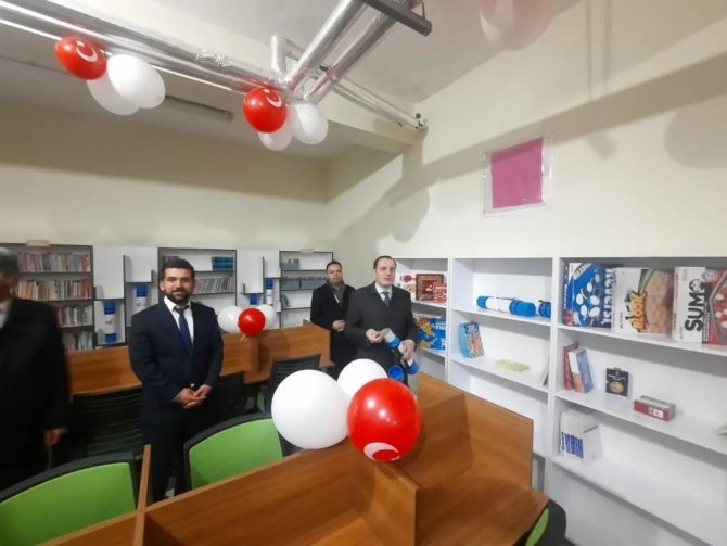 Şehit Güvenlik Korucusu Nusret Yalçın Kütüphanesi Törenle Açıldı