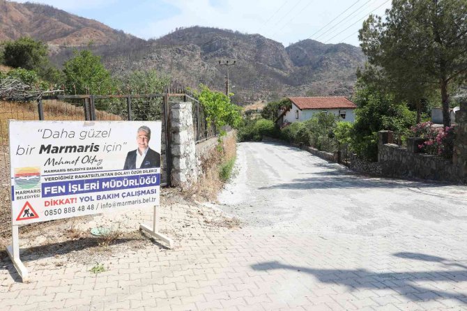 Marmaris Belediyesi Fen İ̇şleri Müdürlüğü Ekipleri Durmak Bilmedi